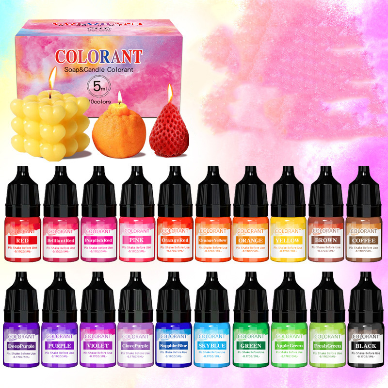 تلوين سائل صبغة الشمع ، شمعة ذ - مراجعة Soap Making Dye وسعره