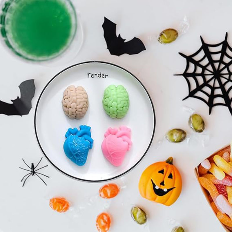 قوالب سيليكون على شكل دماغ وقل - مراجعة Soap Making At Home وسعره
