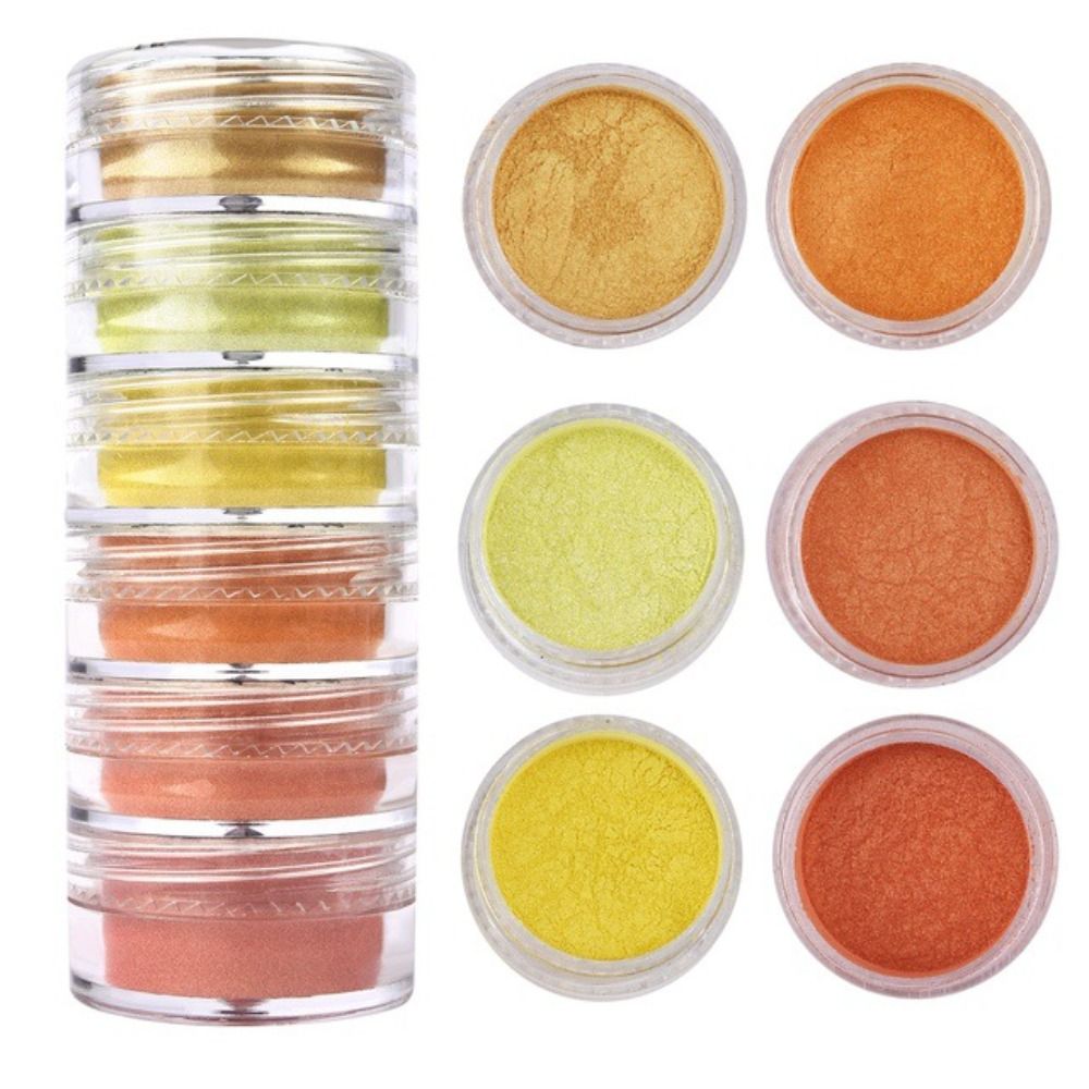 مجموعة من 6 ألوان من مسحوق الم - مراجعة Soap Making Dye وسعره