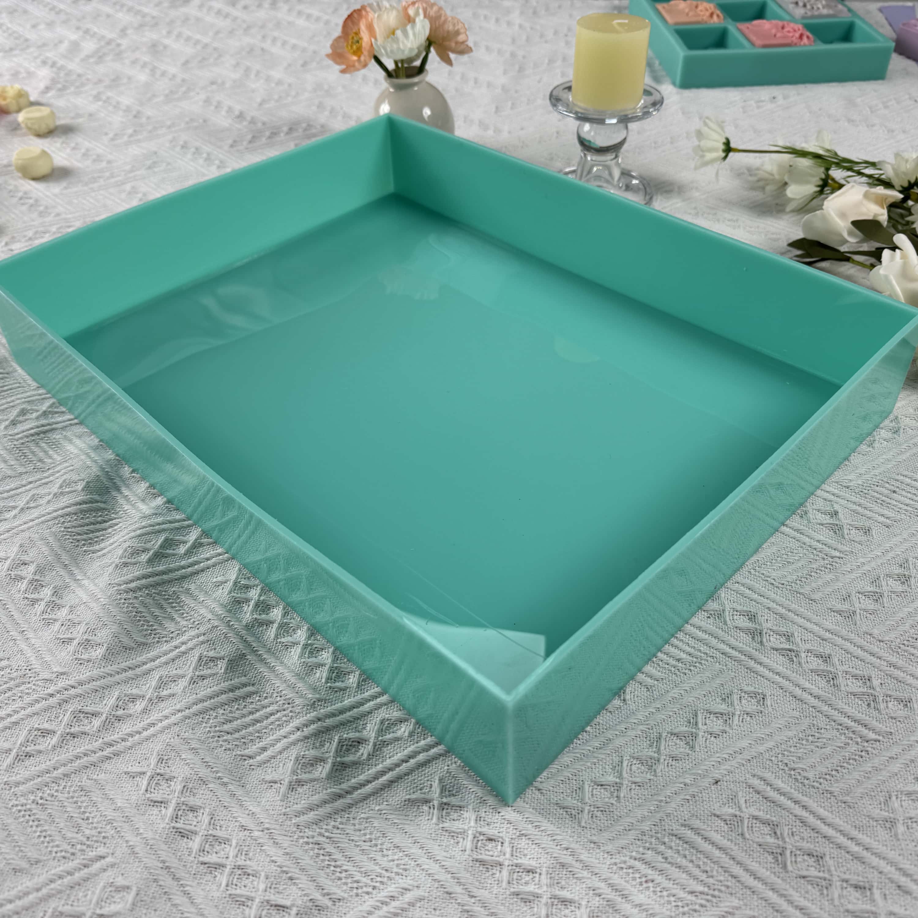 قالب بلاطة سيليكون 258- أونصة  - مراجعة Soap Making In Home وسعره