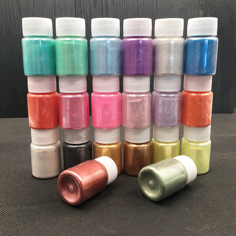 الحرباء الميكا اللؤلؤ مسمار بر - مراجعة Mica Powder Colorant وسعره